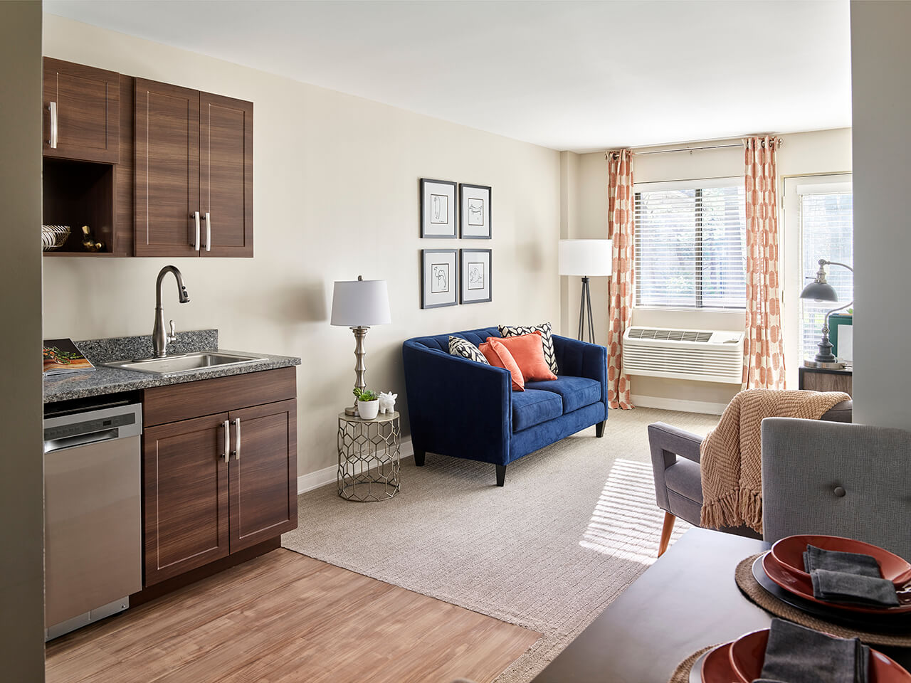 The Residence at Plainview Living Area