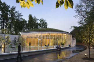 Brooklyn Botanic Gardens Visitor Center Sunset