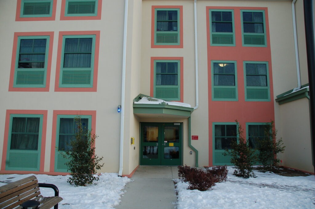 SUNY Stony Brook West Quad Dormitory Entrance
