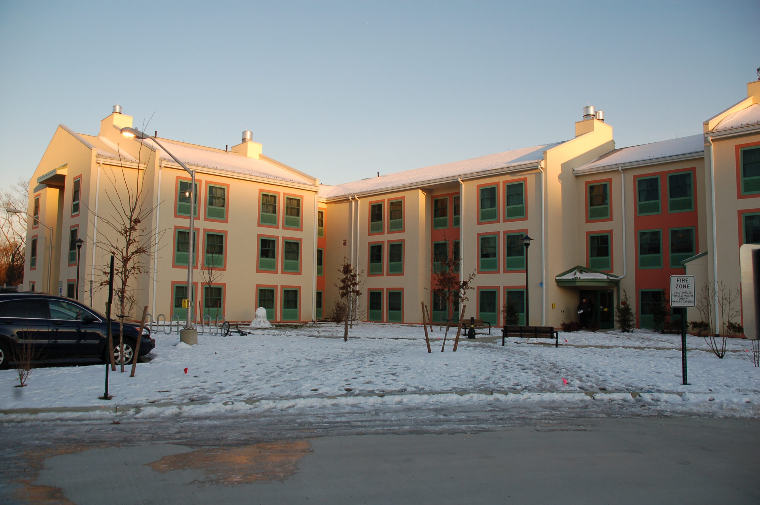SUNY Stony Brook West Quad Dormitory Exterior