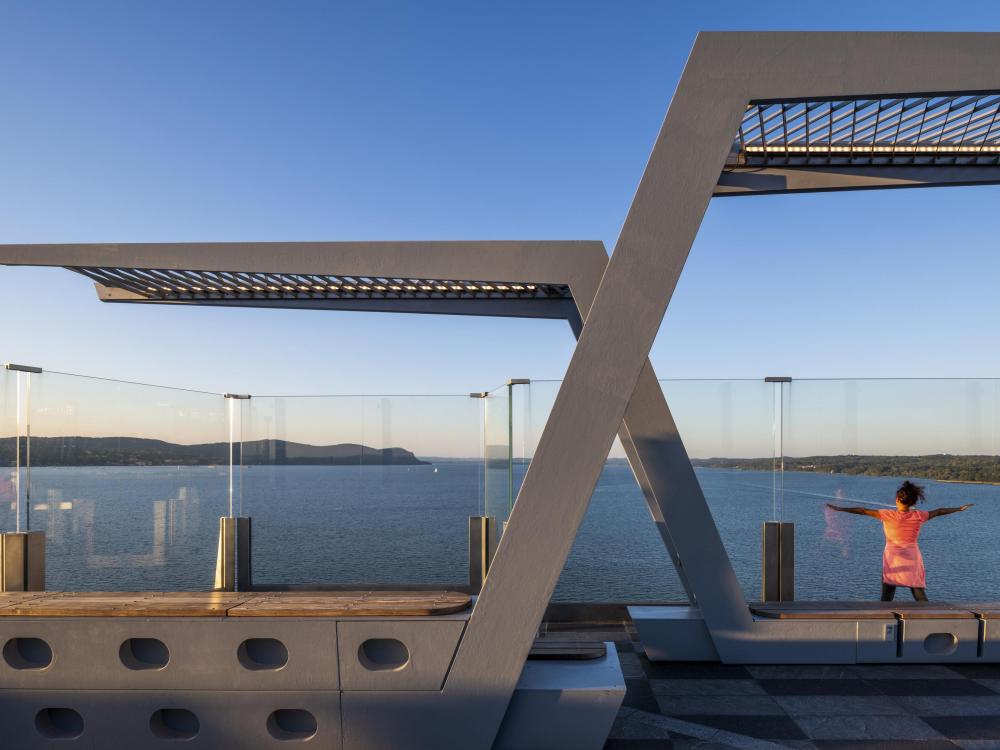 Tappan Zee Belvederes Sunset