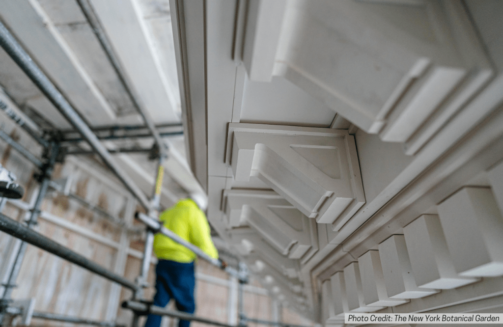 Enid A. Haupt Conservatory Palm Dome Restoration Construction