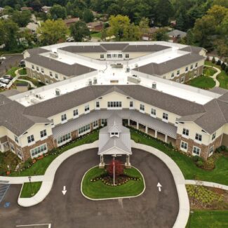 Benchmark Senior Living Woodbury Aerial Shot