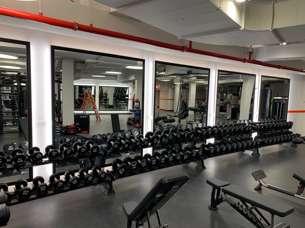 TWA Hotel Fitness Center Weights