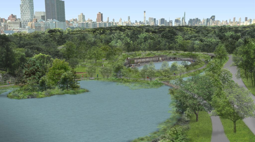 Harlem Meer Center Rendering